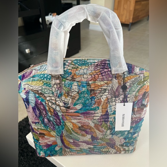 BRAHMIN large Duxbury ‘Flourish’ Melbourne - Picture 2 of 12